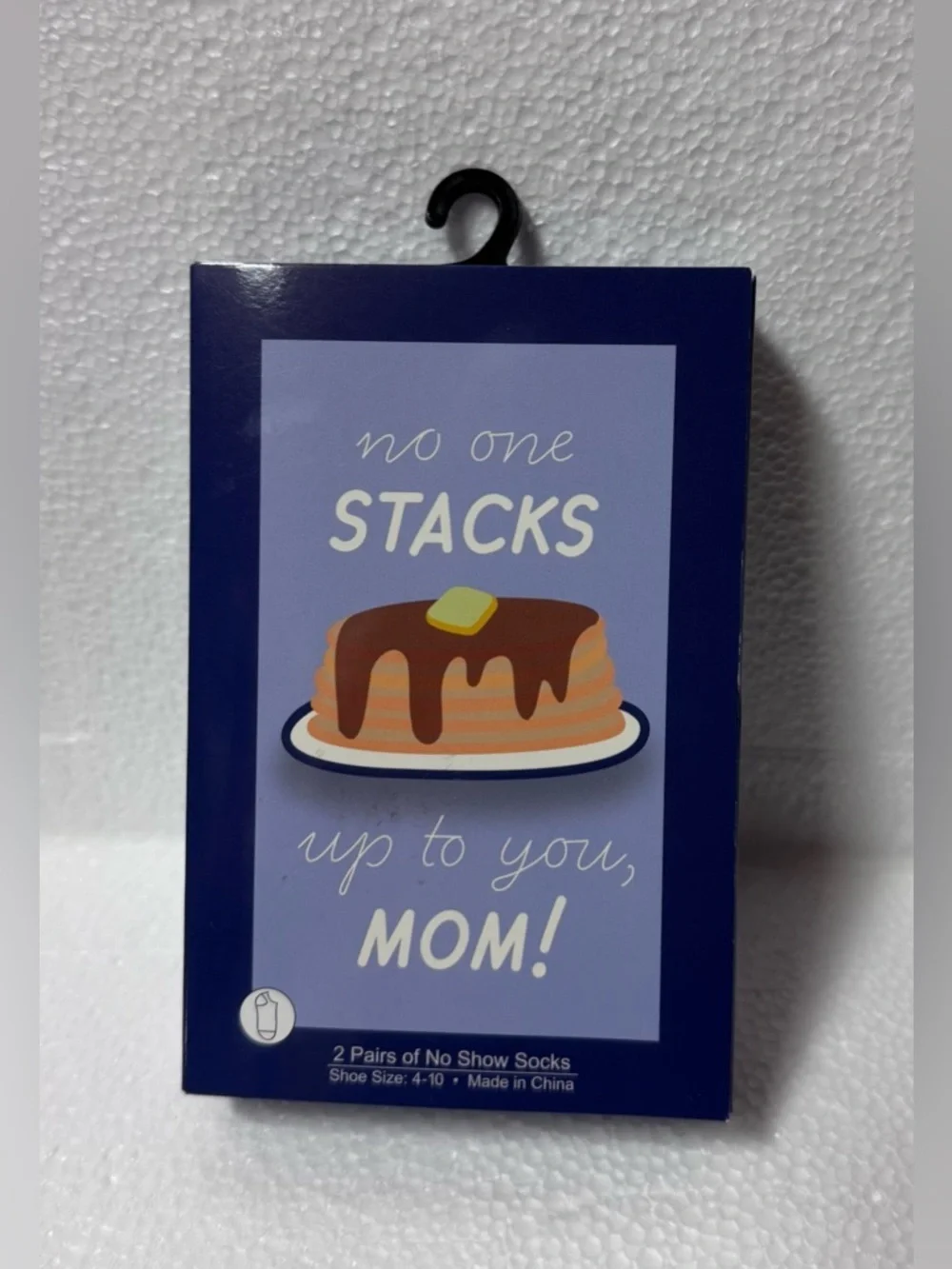 Happy Mother's Day No-Show Socks - Mint & Navy - Pack of 2